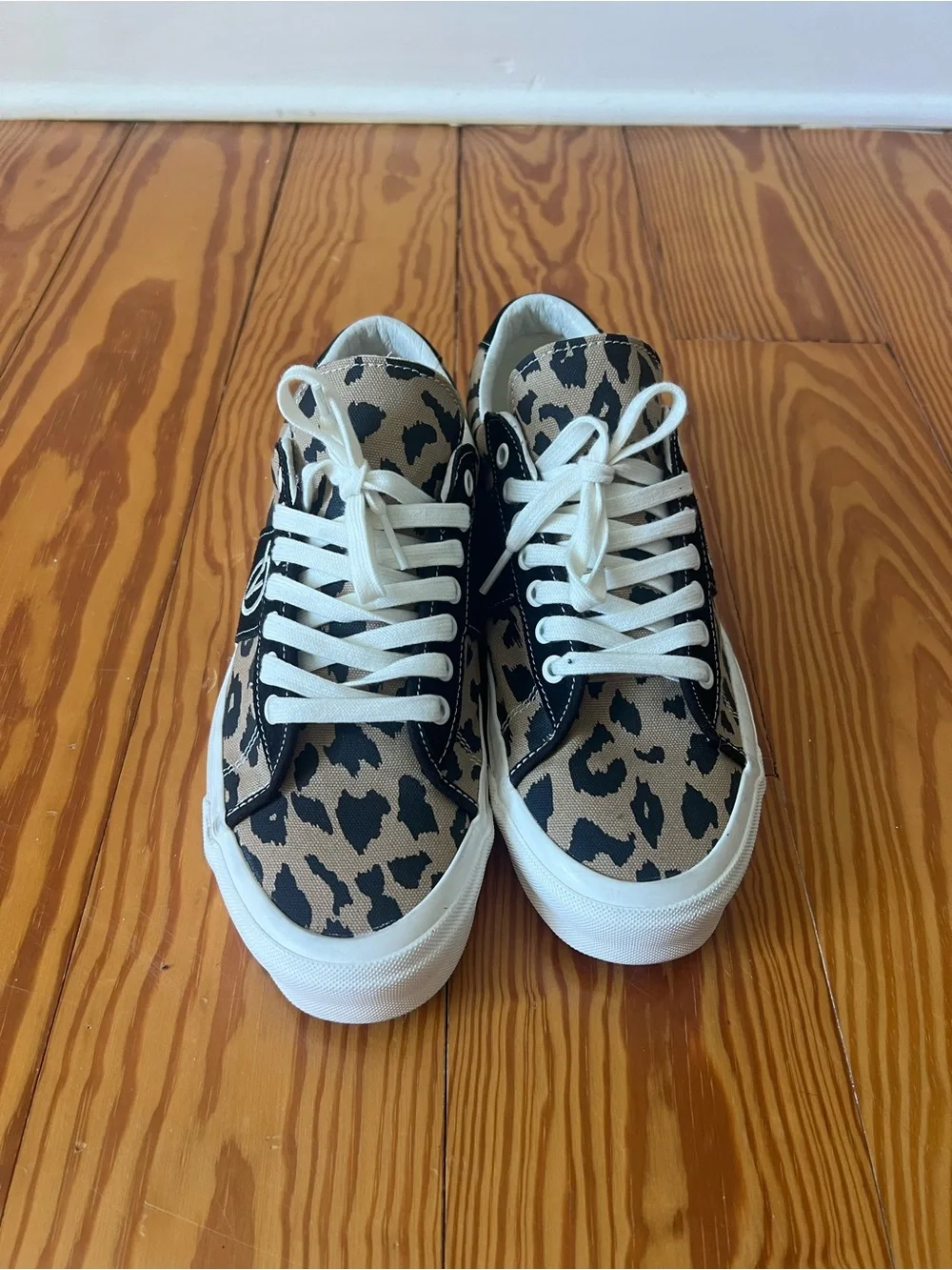Vans OG Sid LX Leopard Marshmallow Men's Size 10 Animal Print Sneakers